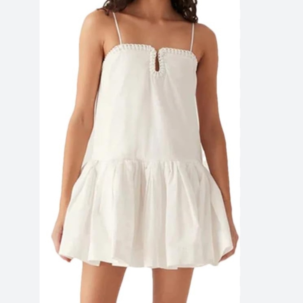 Aje White Mini Dress